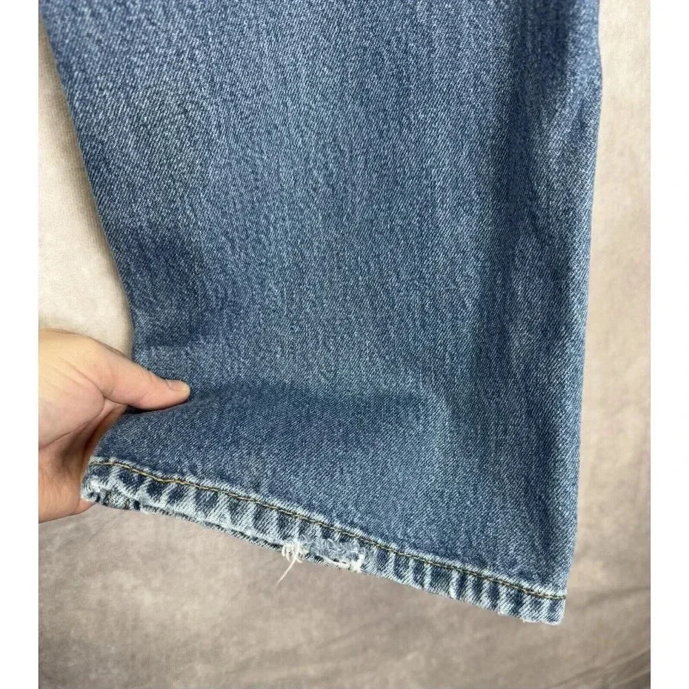 Levis 505 Jeans Men’s 40x32 Blue Regular Straight Leg 100% Cotton Denim